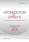 ATOMIZATION AND SPRAYS雜志封面